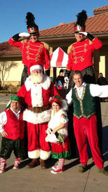 Christmas Entertainers Dallas, Real Beard Santa Dallas, Elves - B3